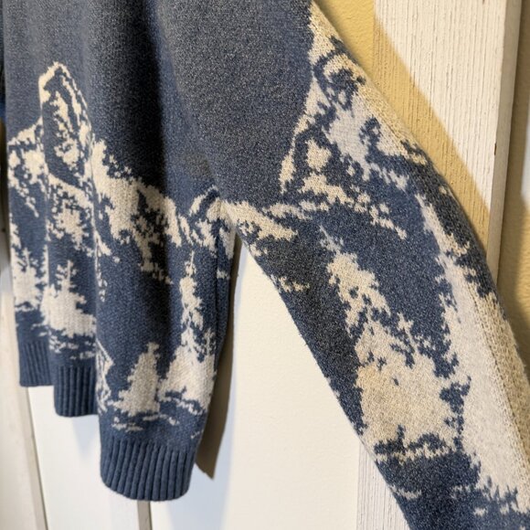 NWT Old Navy Sosoft Crewneck Sweater Blue Mountain Size XXL - Picture 3 of 5